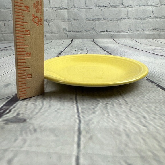 Fiestaware Salad Plate Fiesta Yellow 7 inch Dessert Plate 1998 Retired - Picture 5 of 5